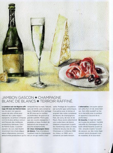 Copie de Le Monde Accord Jambon Vin