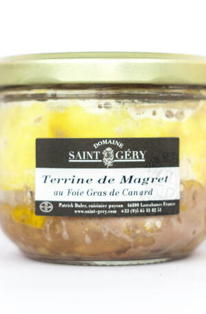 Terrine de magret au foie gras de canard
