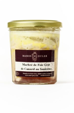 Marbré de foie gras au Sauternes