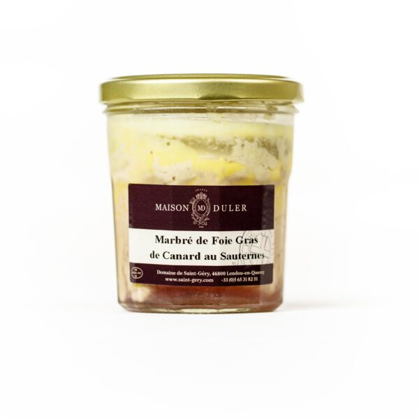 Marbré de foie gras au Sauternes