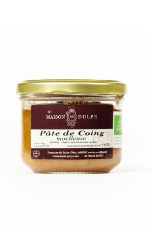 Pâte de coing moelleuse à tartiner