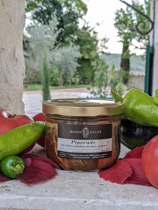 Piperade au vieux jambon de Porc Gascon