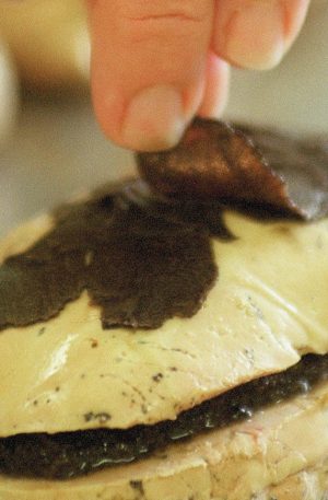 Foie gras d'oie frais aux truffes 14%