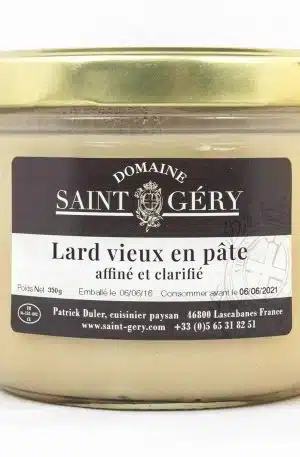 Lard vieux en pâte